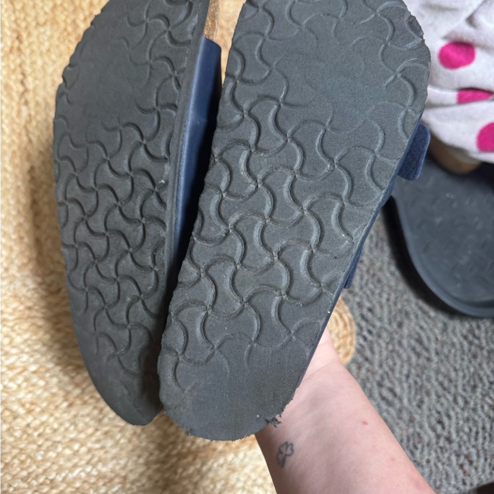 Navy Blue Arizona Birkenstock Sandals size 40 / 9 - Picture 4 of 4